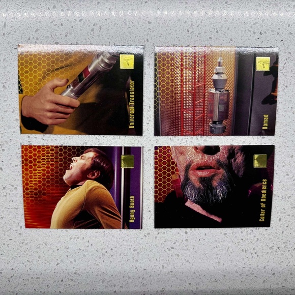 STAR TREK 30 YEARS PHASE 1 (1995) COMPLETE TRADING CARD SET - Picture 4 of 4